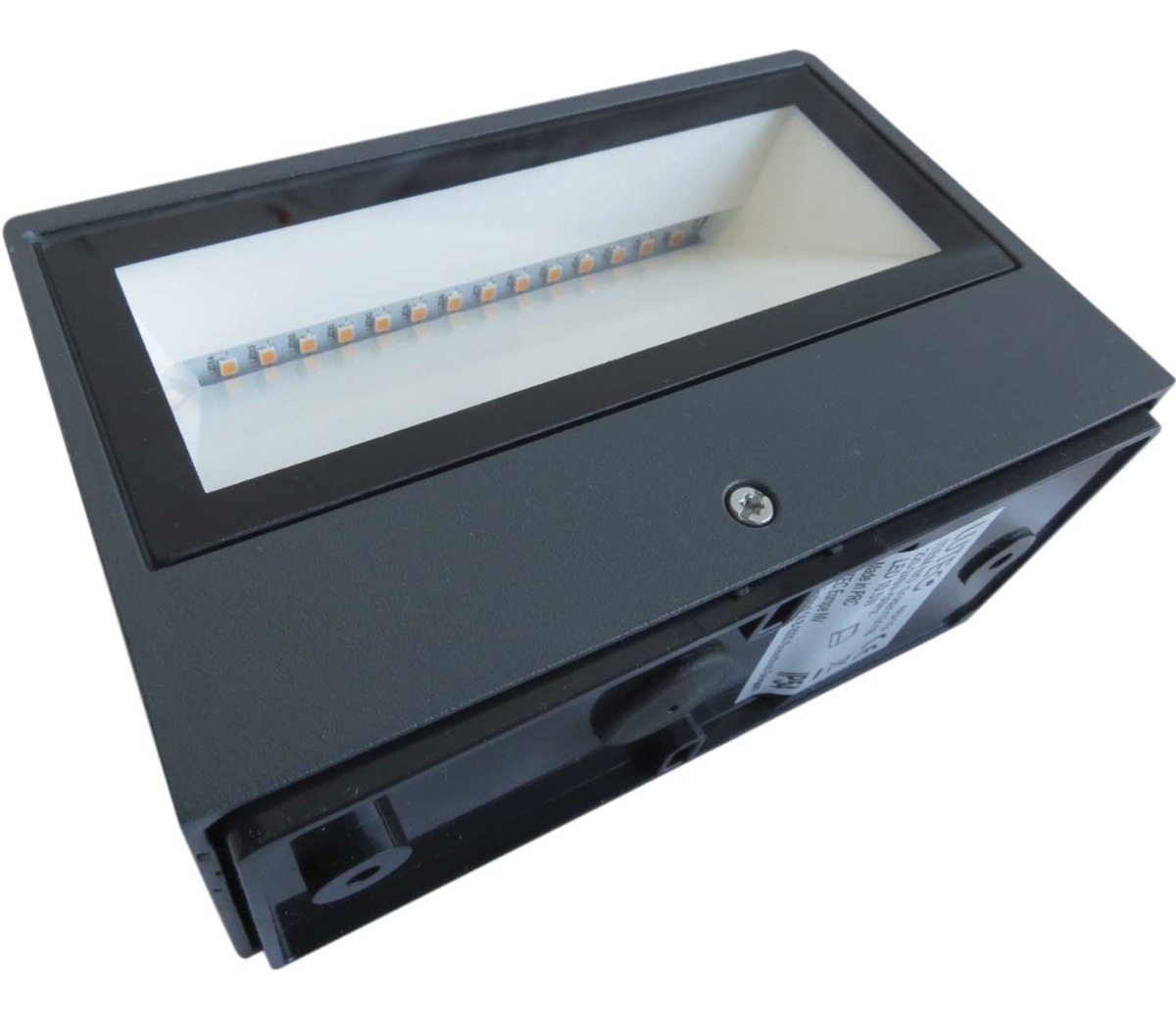 APLIQUE LUTEC 1892S LED 9 W LUZ CÁLIDA GRAFITO - 5