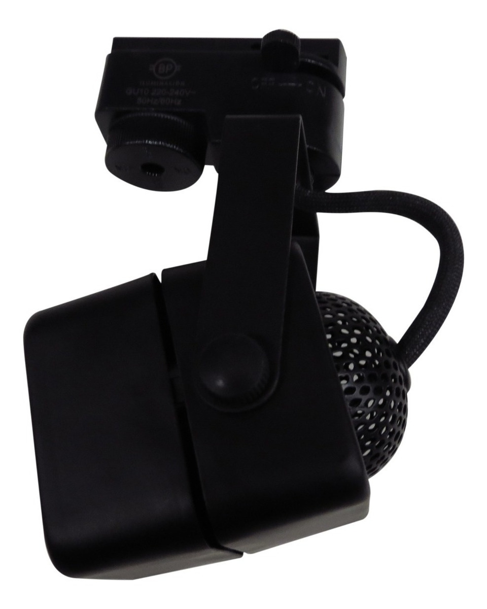 FOCO BYP VINTAGE NEGRO PARA RIEL CUADRADO - 3