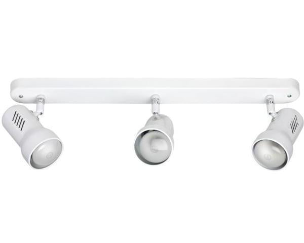 FOCO BYP R63 BLANCO SOBREPUESTO RIEL 3 LUCES - 1