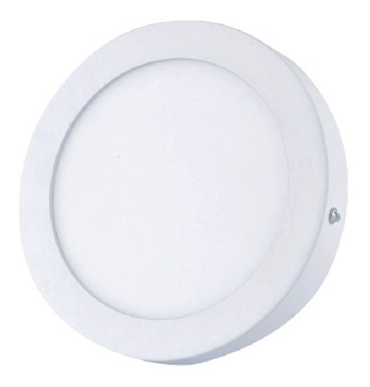 PANEL LED CIRCULAR 6W LUZ CALIDA SOBREPUESTO D12CM - 1