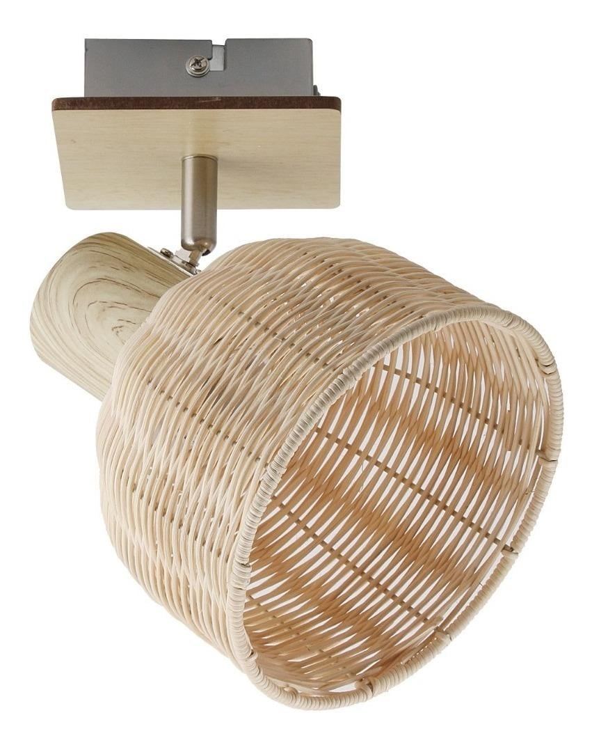 FOCO SOBREPUESTO FIBRA NATURAL 1 LUZ - 1