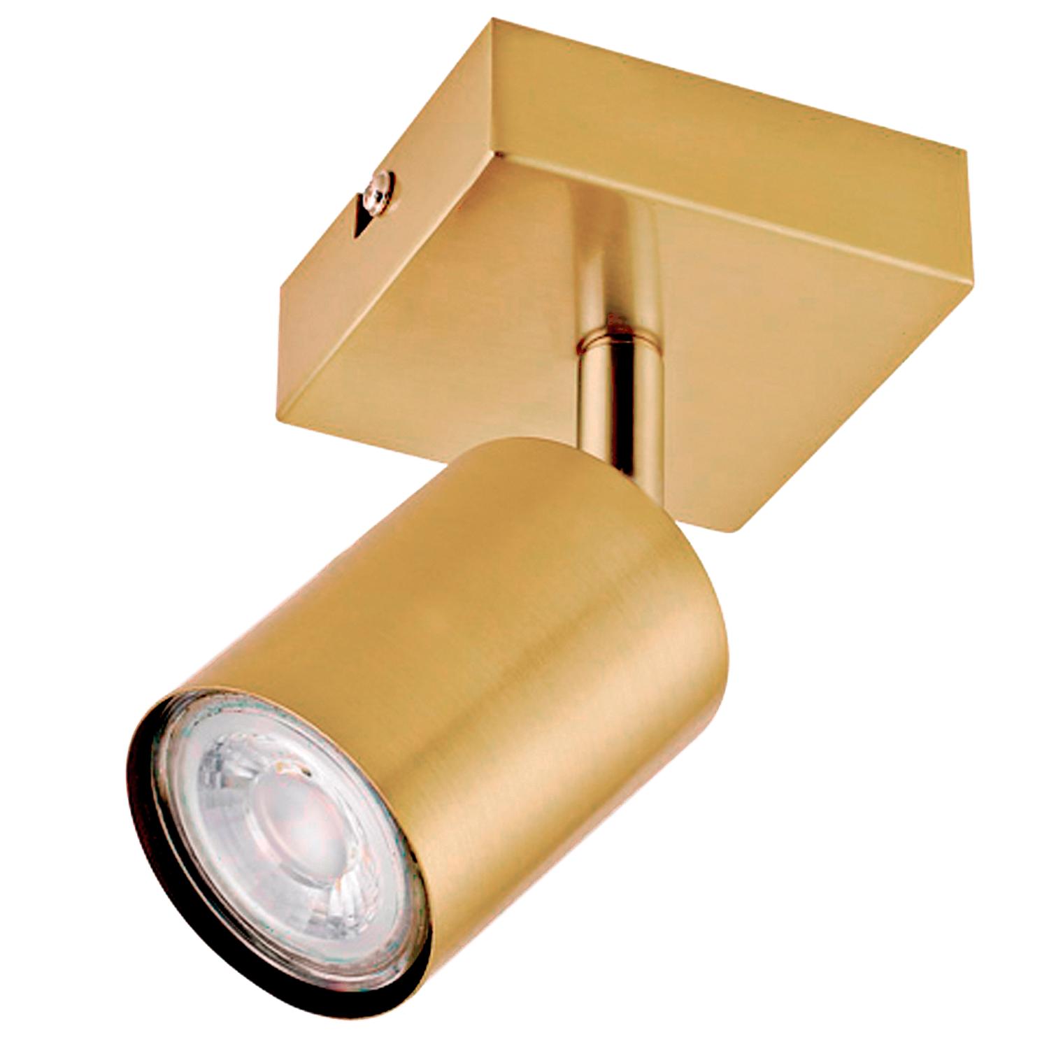 FOCO BYP SILO BRONCE PULIDO SOBREPUESTO 1 LUZ - 1