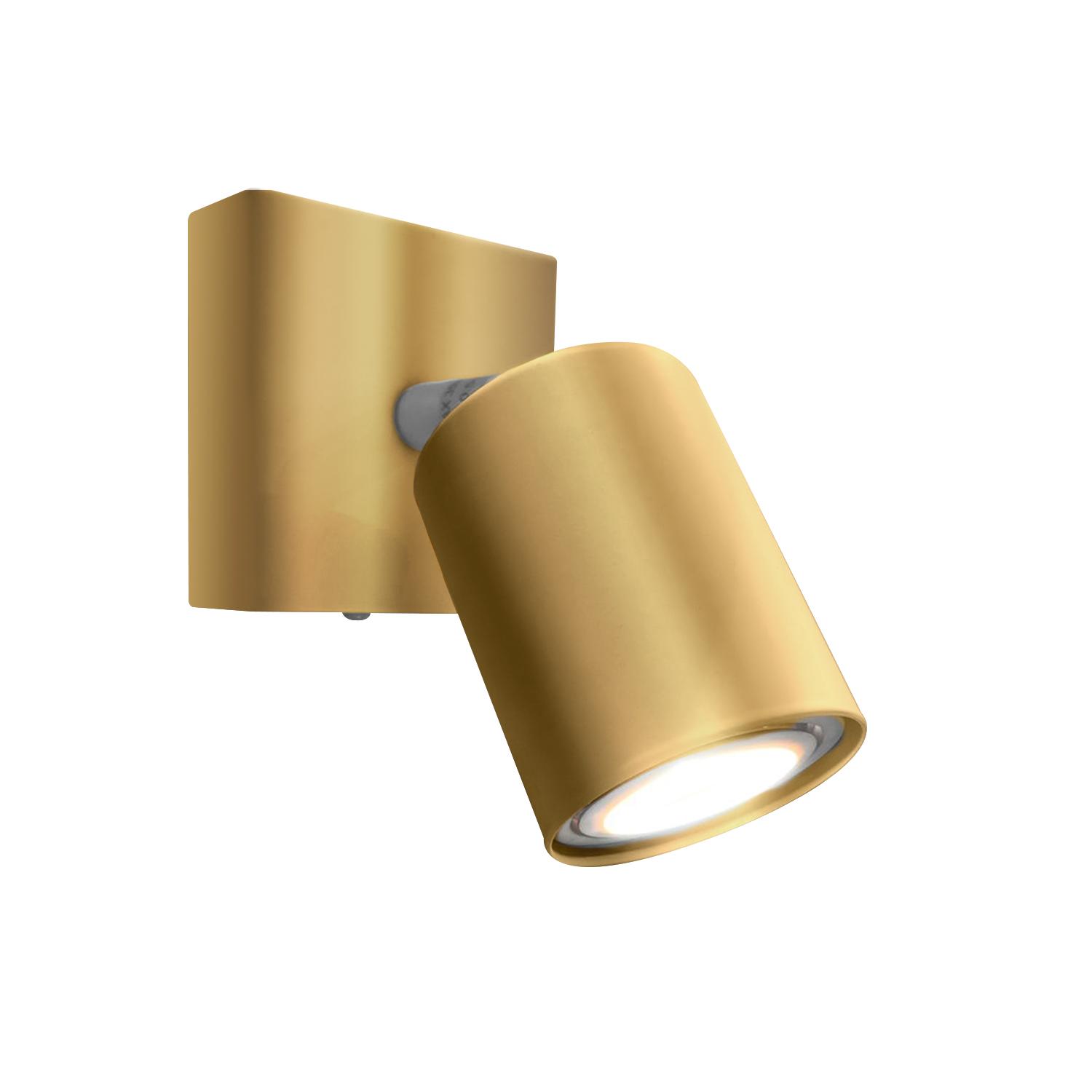 FOCO BYP SILO BRONCE PULIDO SOBREPUESTO 1 LUZ - 4