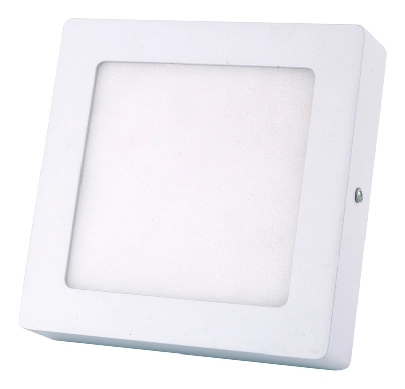 PANEL LED BYP CUADRADO SOBREPUESTO BLANCO NEUTRO 12 W LUZ - 1