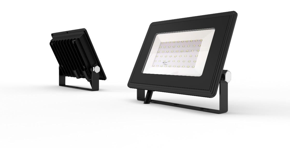 PROYECTOR LED BP 50 W LUZ BLANCO NEUTRO NEGRO - 1