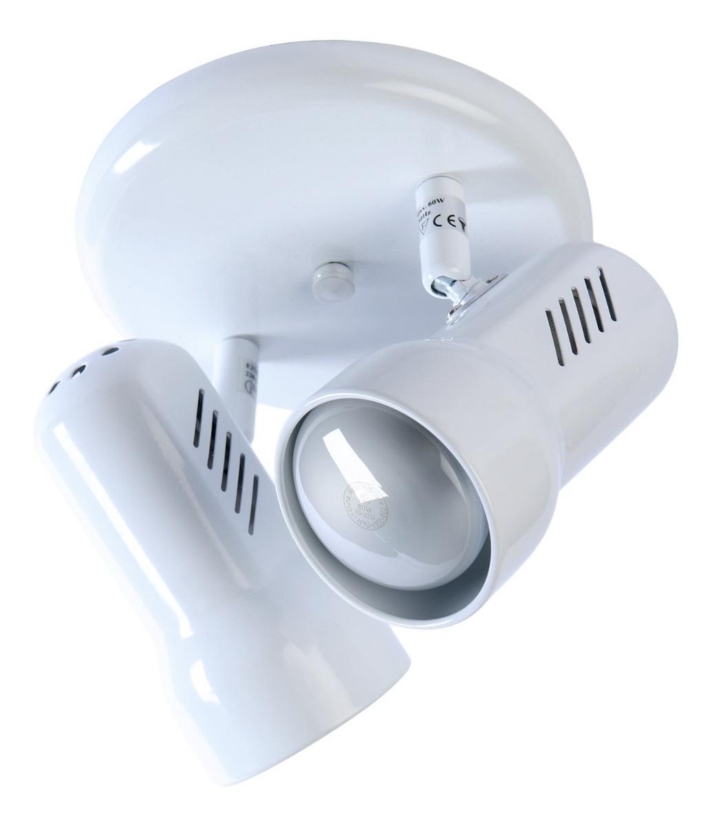PLAFÓN BYP R63 BLANCO 2 LUCES - 1