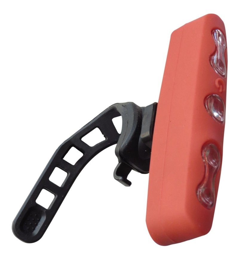 LUZ TRASERA BYP BICICLETA SEGURIDAD PILAS 2XAAA INCLUÍDAS - 2