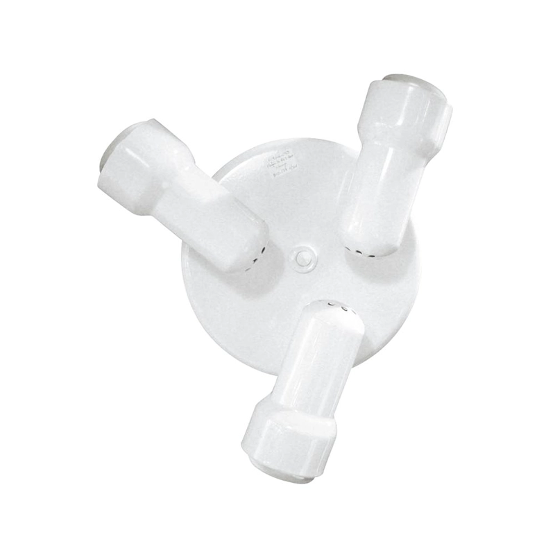 PLAFÓN BYP R63 BLANCO 3XE27 - 3