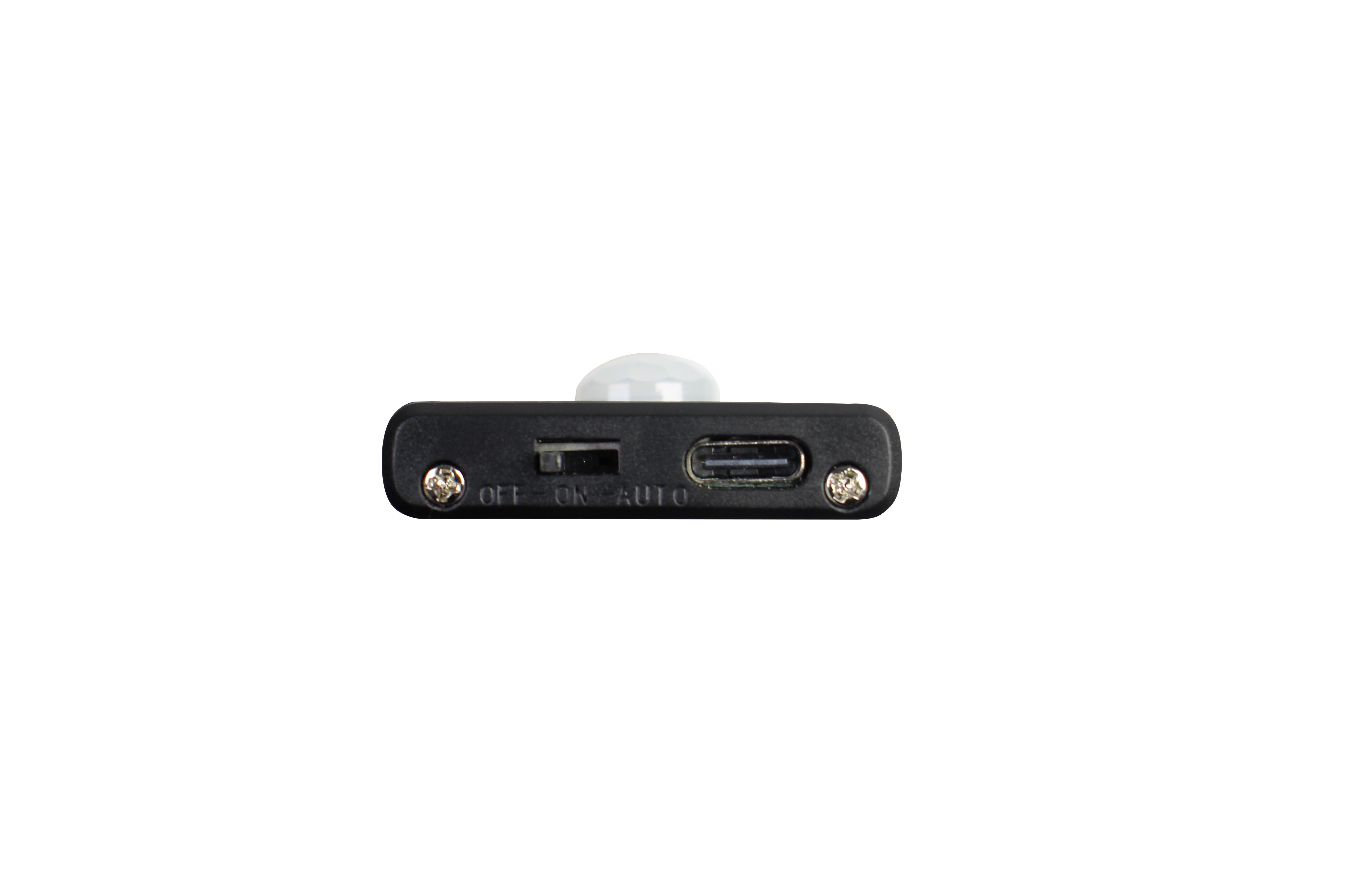 LUMINARIA BP ALUMINIO BAJO MESADA ULTRAFINA RECARGABLE CON SENSOR NEGRO - 5