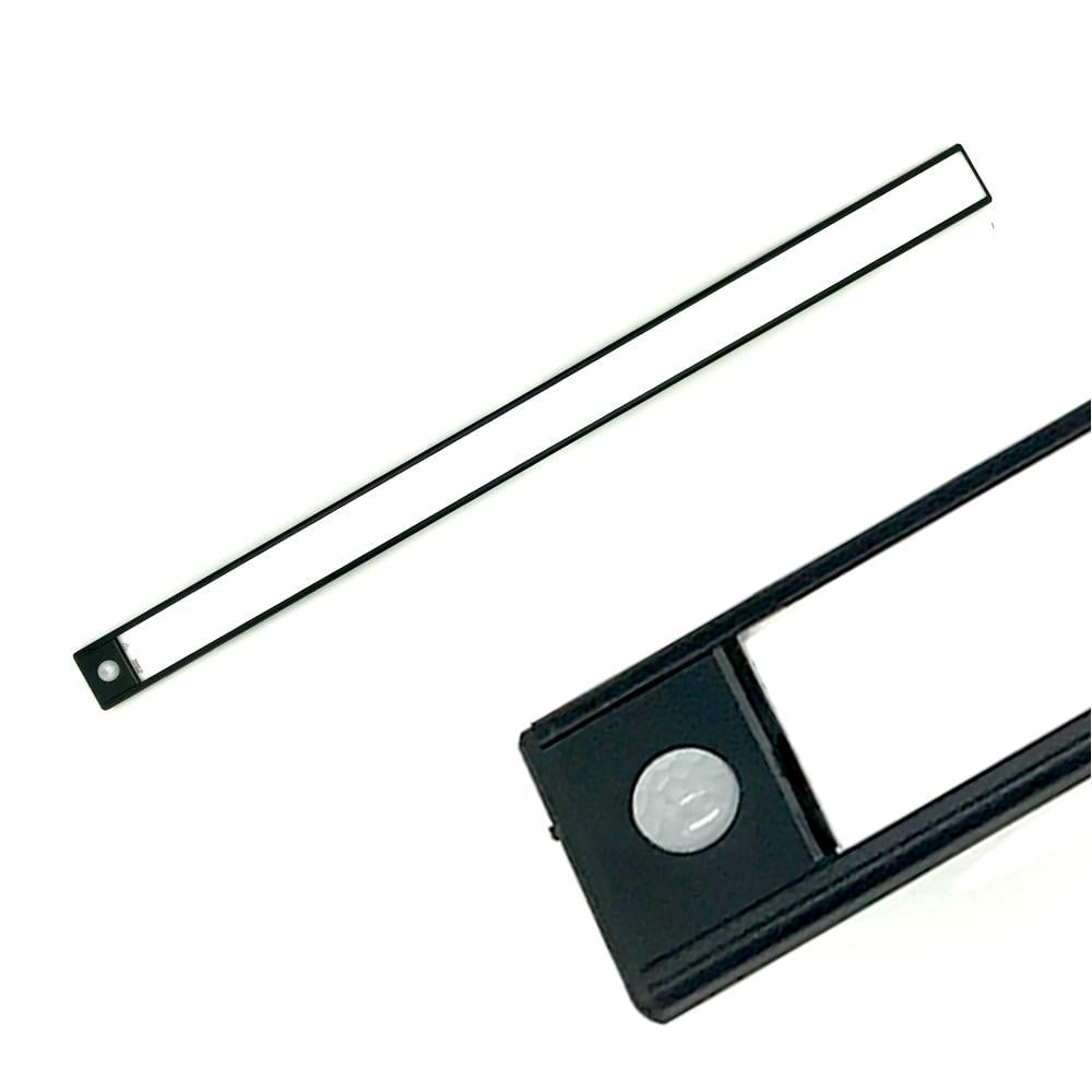 LUMINARIA PORTATIL ULTRAFINA CON SENSOR 60CM NEGRO RECARGABLE - 1
