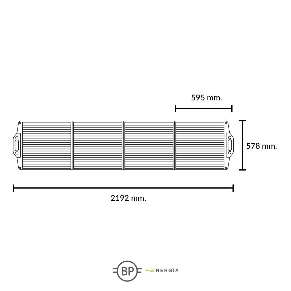 PANEL BP SOLAR FOLD 200 ENERGIA NEGRO - 4