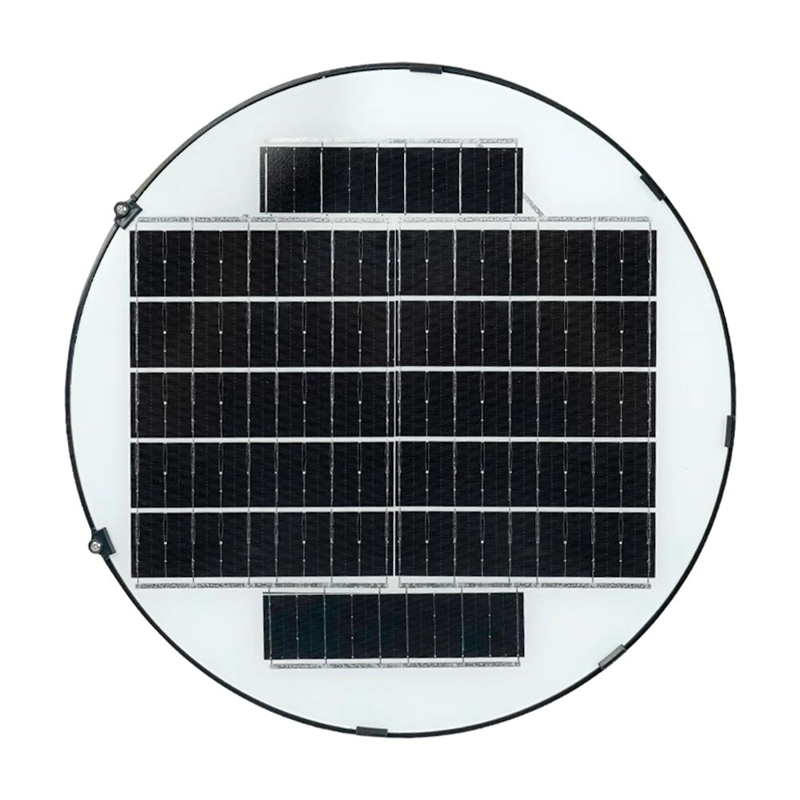 LUMINARIA BP PAGODA 300W CON PANEL SOLAR INTEGRADO Y SENSOR NEGRO - 4