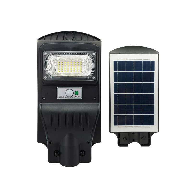 LUMINARIA BP SOLAR 30W CON SENSOR Y GANCHO NEGRO - 4