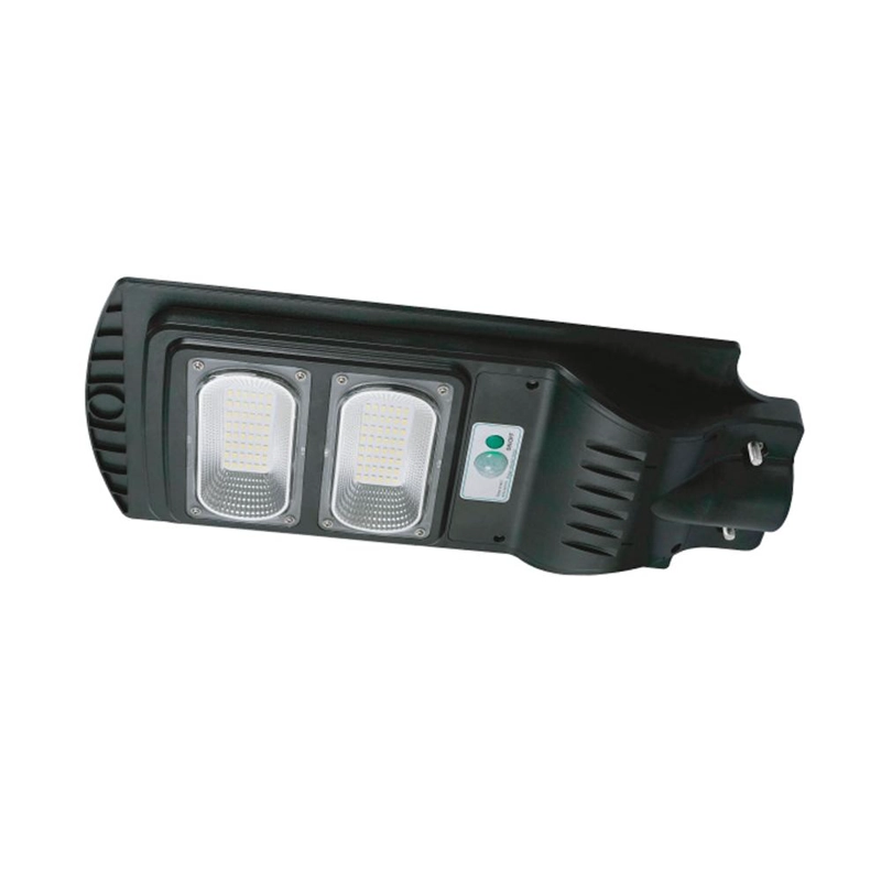 LUMINARIA BP SOLAR 60W CON SENSOR Y GANCHO NEGRO - 1