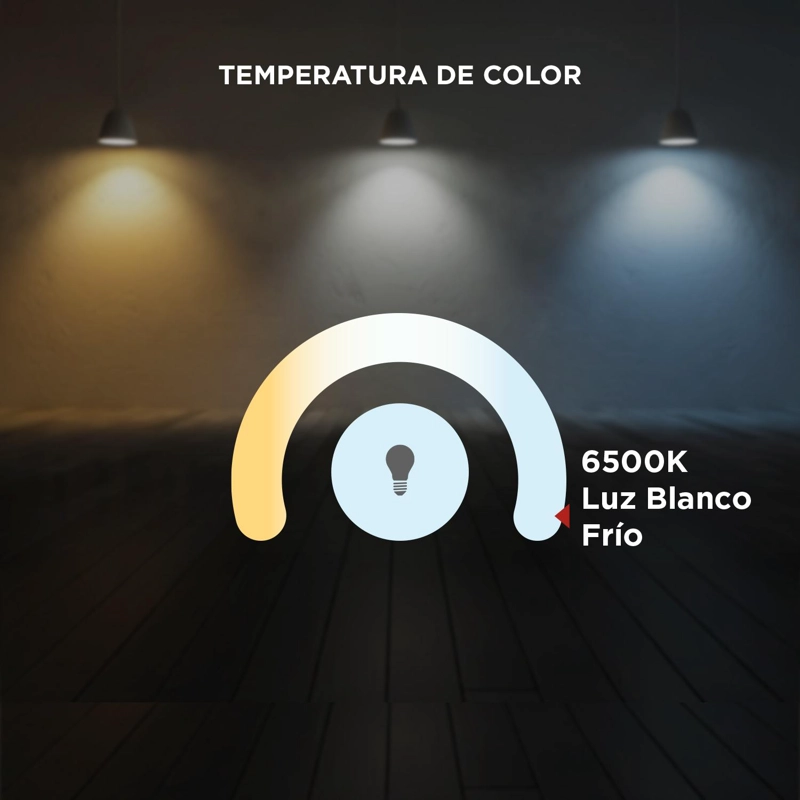 AMPOLLETA LED BOLA A60 11W BASE E27 LUZ BLANCO FRIO WESTINGHOUSE - 2