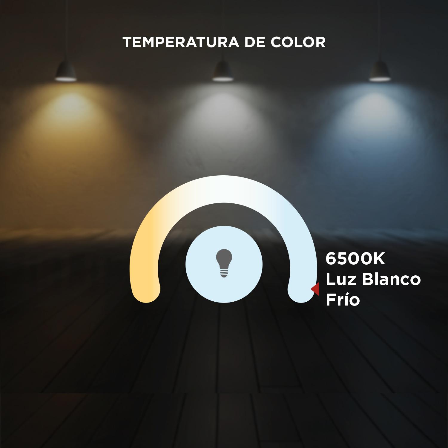FOCO LINEAL LED 9W E27 60CM LUZ BLANCO FRIO - 6