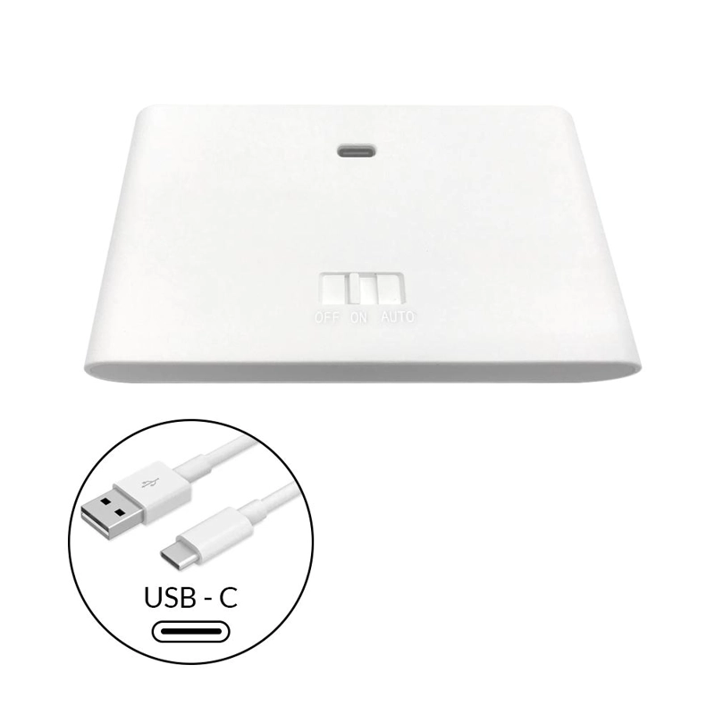 PACK 2 APLIQUE LED BIDIRECCIONAL RECARGABLE CON SENSOR - 6