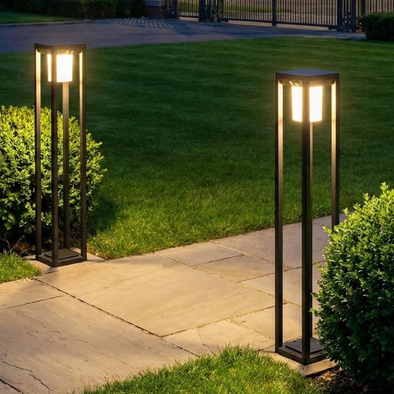 ESTACA SOLAR LED TELAIO 80CM 5W CON SENSOR TRIPLE FUNCION - 2
