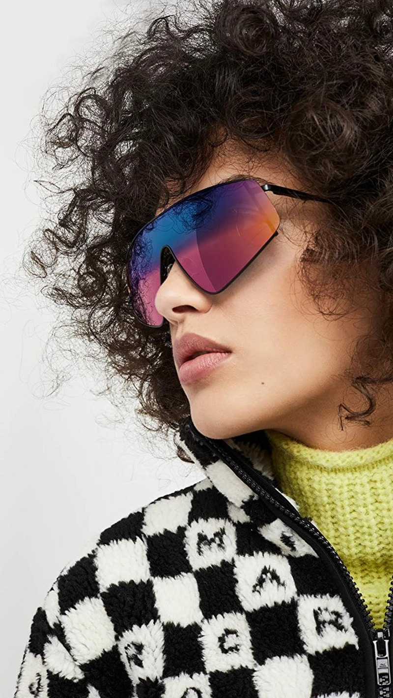 ANTEOJOS LE SPECS SOL BLADESTUNNER MATTE BLACK SUNSET MIRROR - 3