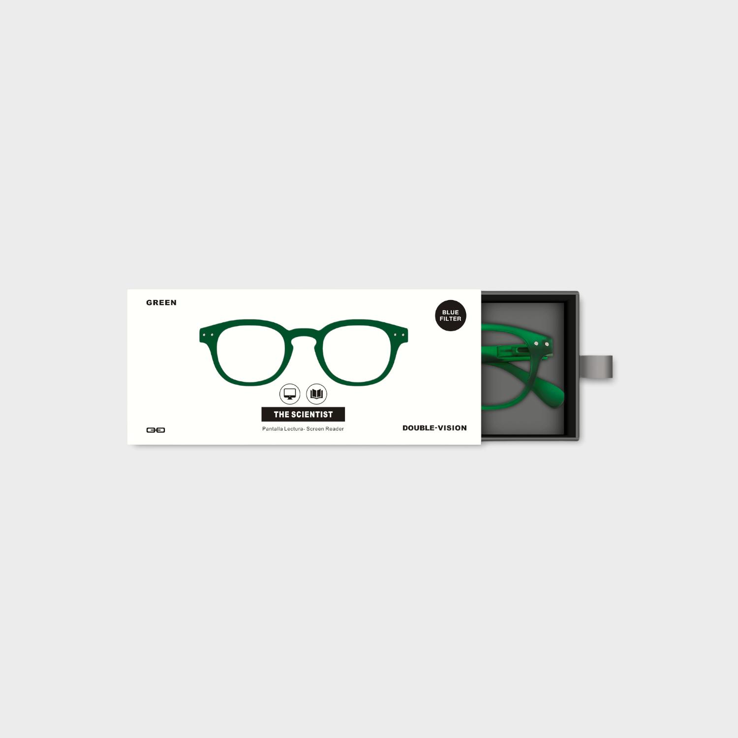 ANTEOJOS DE LECTURA THE SCIENTIST VERDE +2.5 - 4