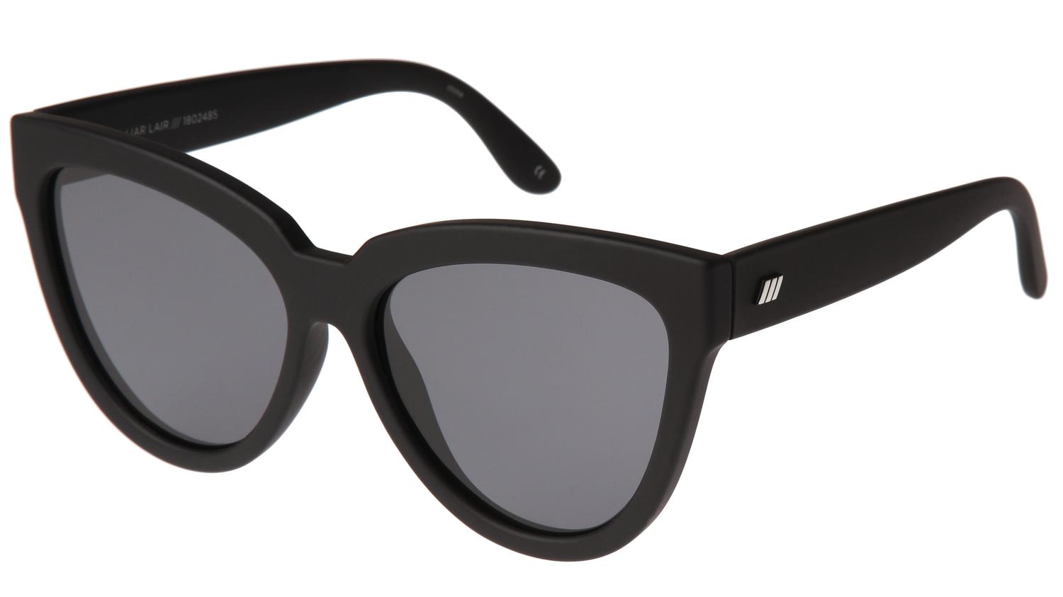 ANTEOJOS LE SPECS SOL LIAR LAIR BLACK RUBBER SMOKE MONO POLARIZED - 2