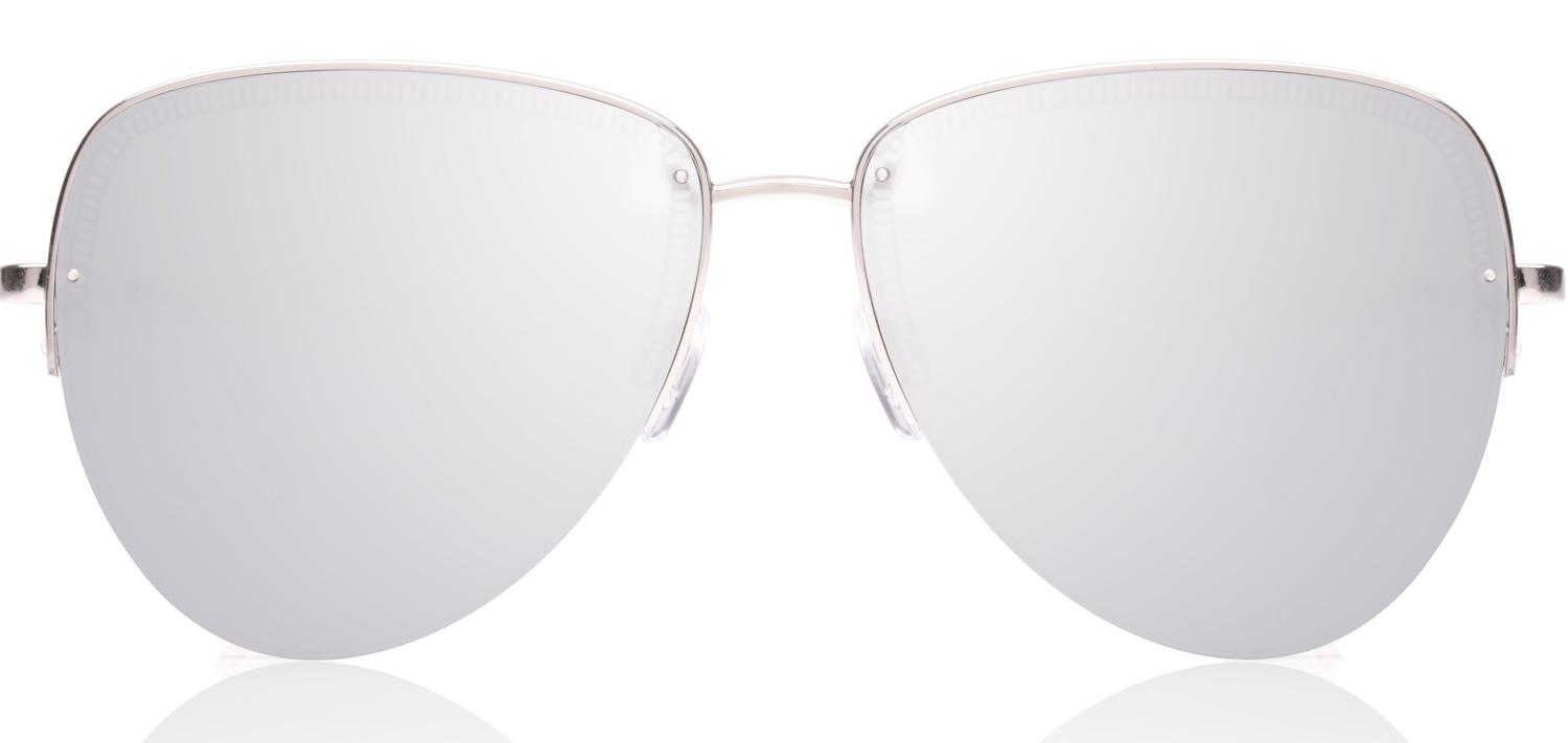 ANTEOJOS LE SPECS SOL EMPRESS PLATINUM SILVER MIRROR - 1