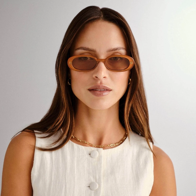 ANTEOJOS LE SPECS SOL OUTTA LOVE CARAMEL TAN TINT - 4