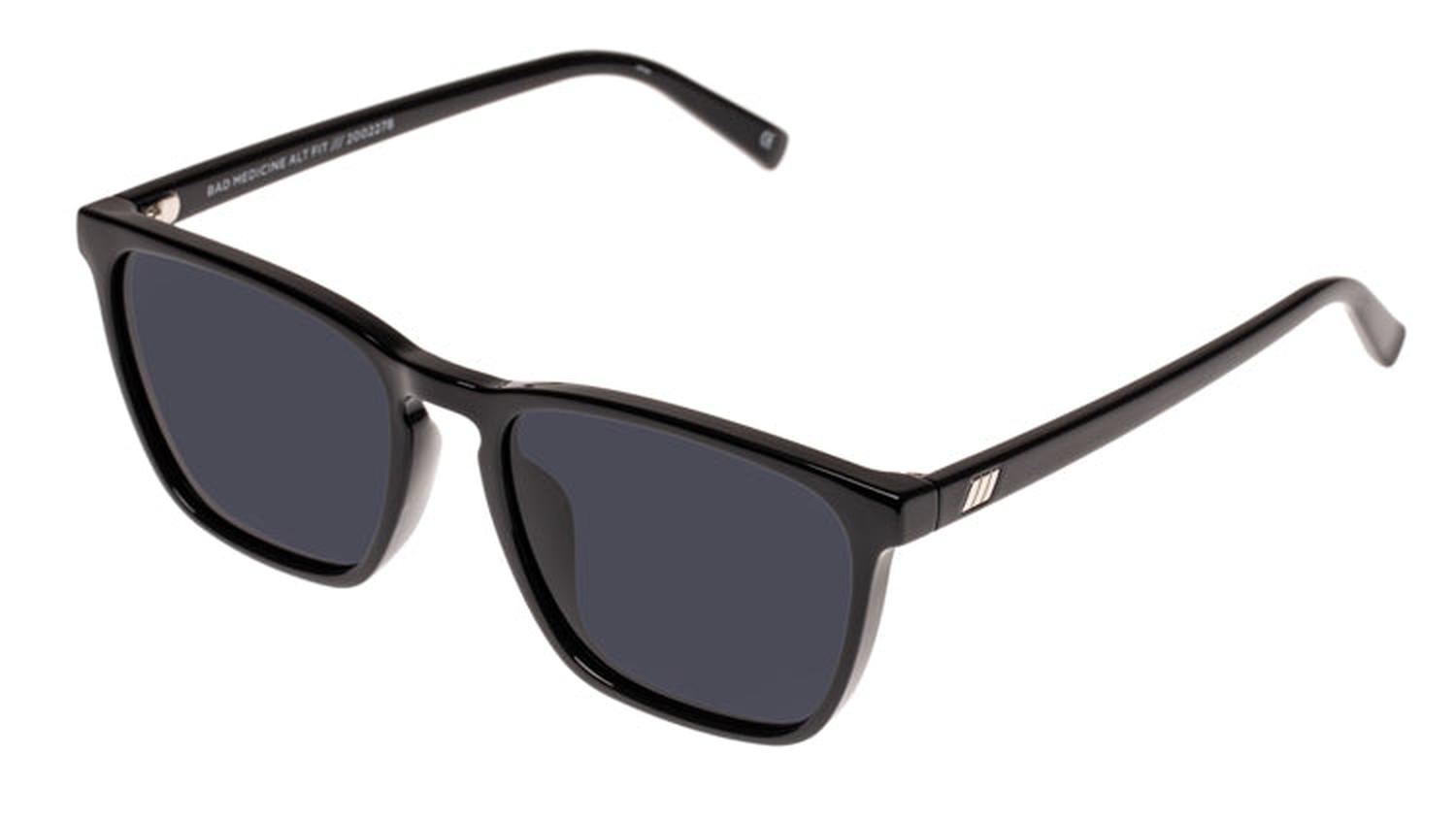 ANTEOJOS LE SPECS SOL BAD MEDICINE ALT FIT BLACK SMOKE MONO - 2