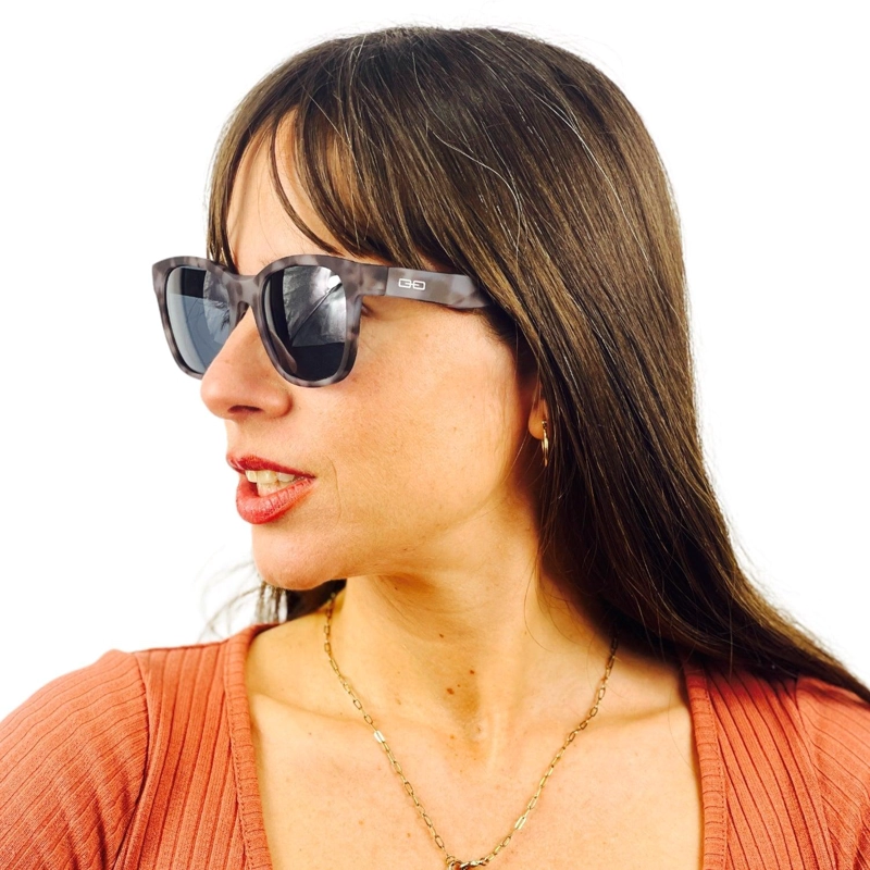 LENTES SOL DOUBLE VISION THE HUNTER GRIS TORT/AZUL POL - 5