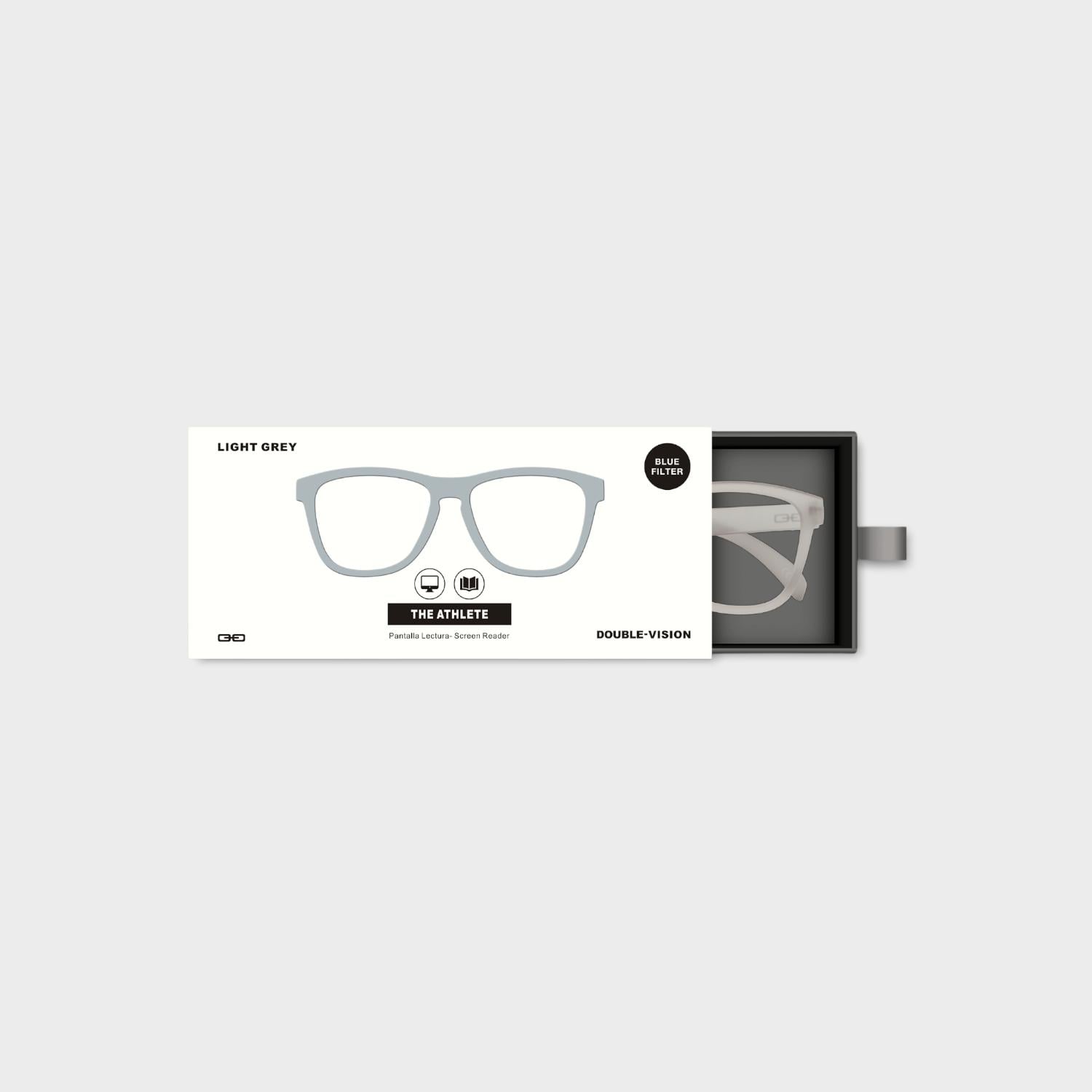 ANTEOJOS DOUBLE VISION PANTALLA THE ATHLETE GRIS CLARO - 4