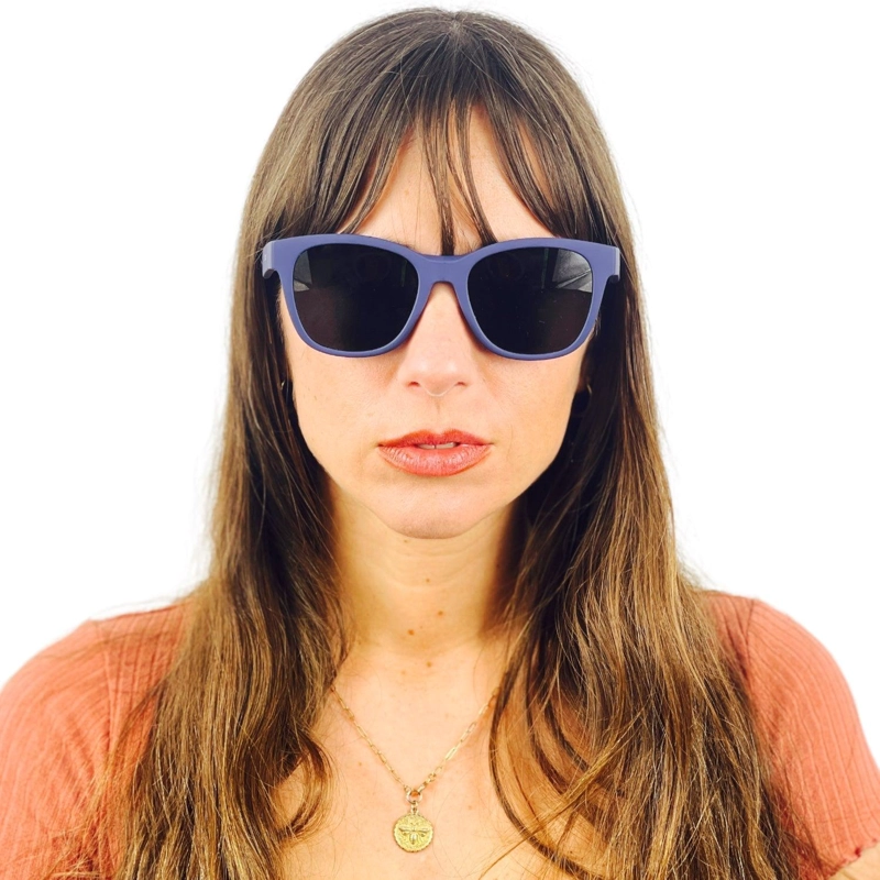 LENTES SOL DOUBLE VISION THE HUNTER AZUL MARINO/GRIS POL - 4
