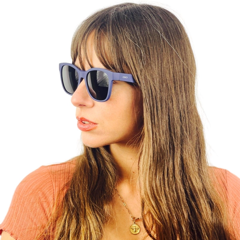 LENTES SOL DOUBLE VISION THE HUNTER AZUL MARINO/GRIS POL - 5