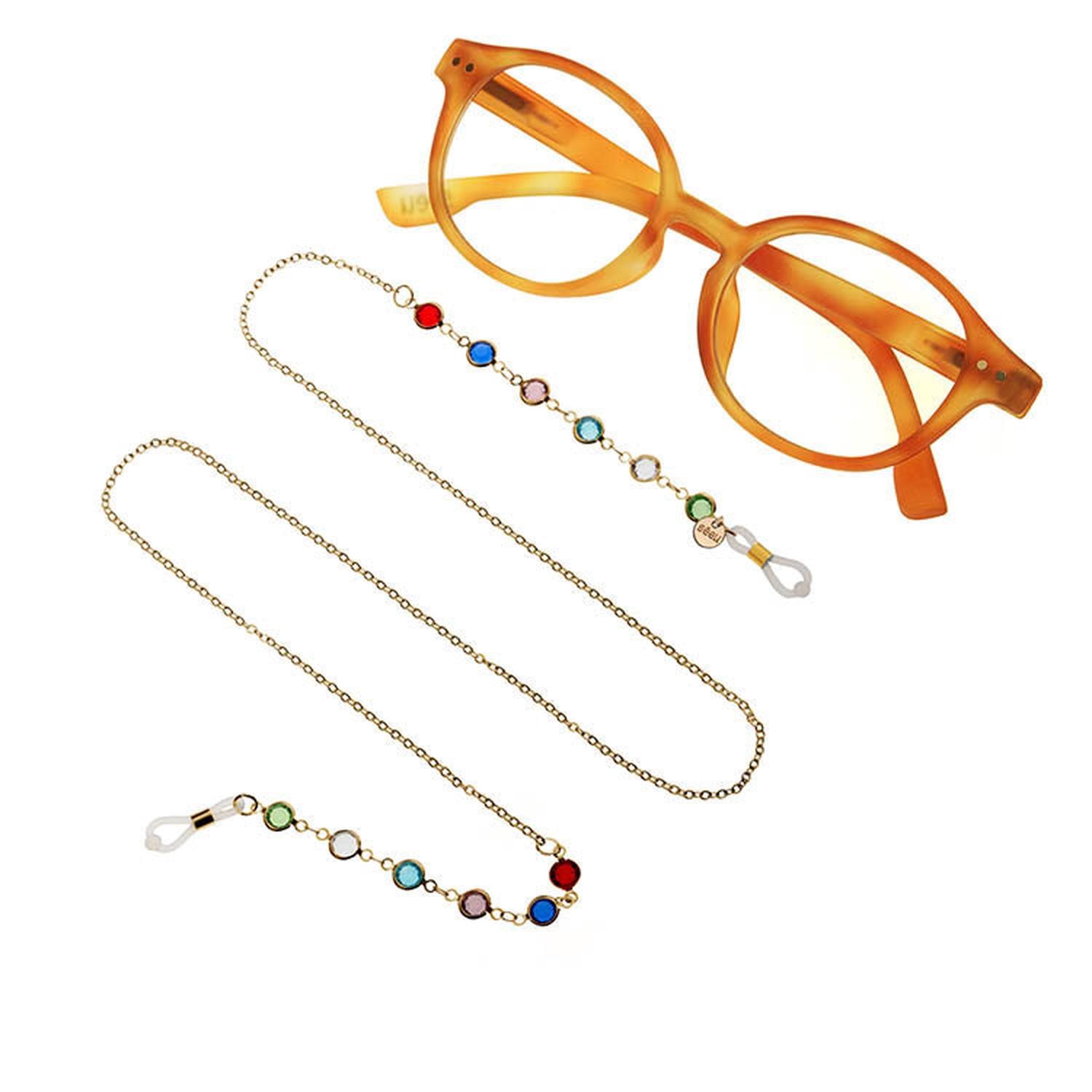 STRAP ANTEOJOS SËEU CRISTAL DORADO - 2