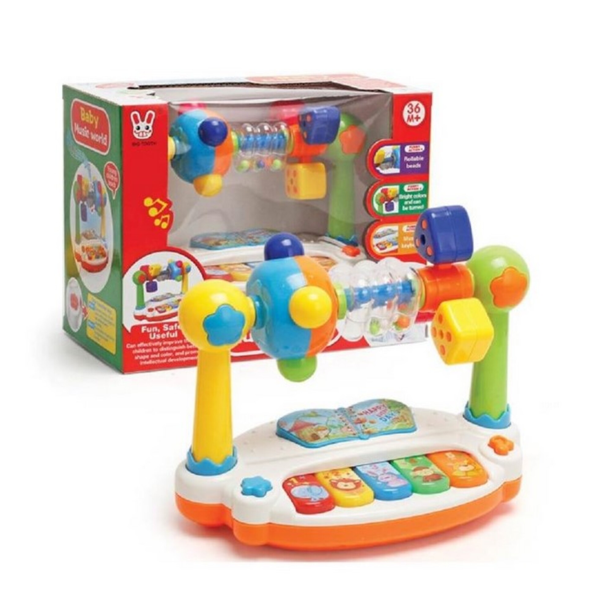 PIANO ARCO CON SONIDO MUSICAL DIDÁCTICO PARA BEBÉS - 5