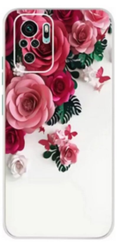 SALÓN DEL ACCESORIO CARCASA SALÓN DEL ACCESORIO FUNDA SILICONA DISEÑO FLORES XIAOMI REDMI NOTE10 PRO