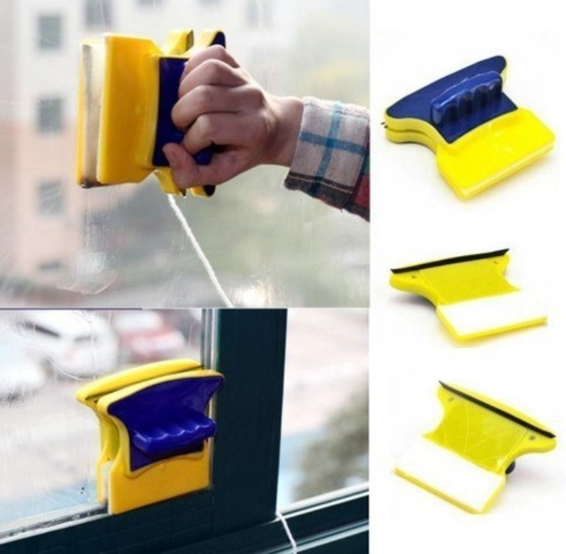 LIMPIA VIDRIOS Y VENTANAS MAGNETICO CON REPUESTO - 3