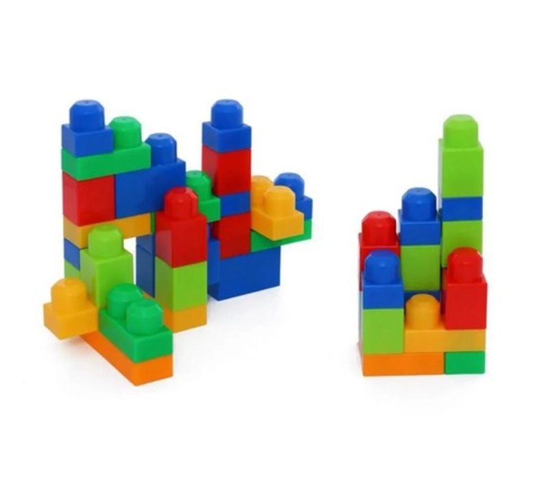 JUGUETE DIDÁCTICO SALÓN DEL ACCESORIO MULTICOLOR MOCHILA BLOQUES DE MADERA NIÑOS - 4