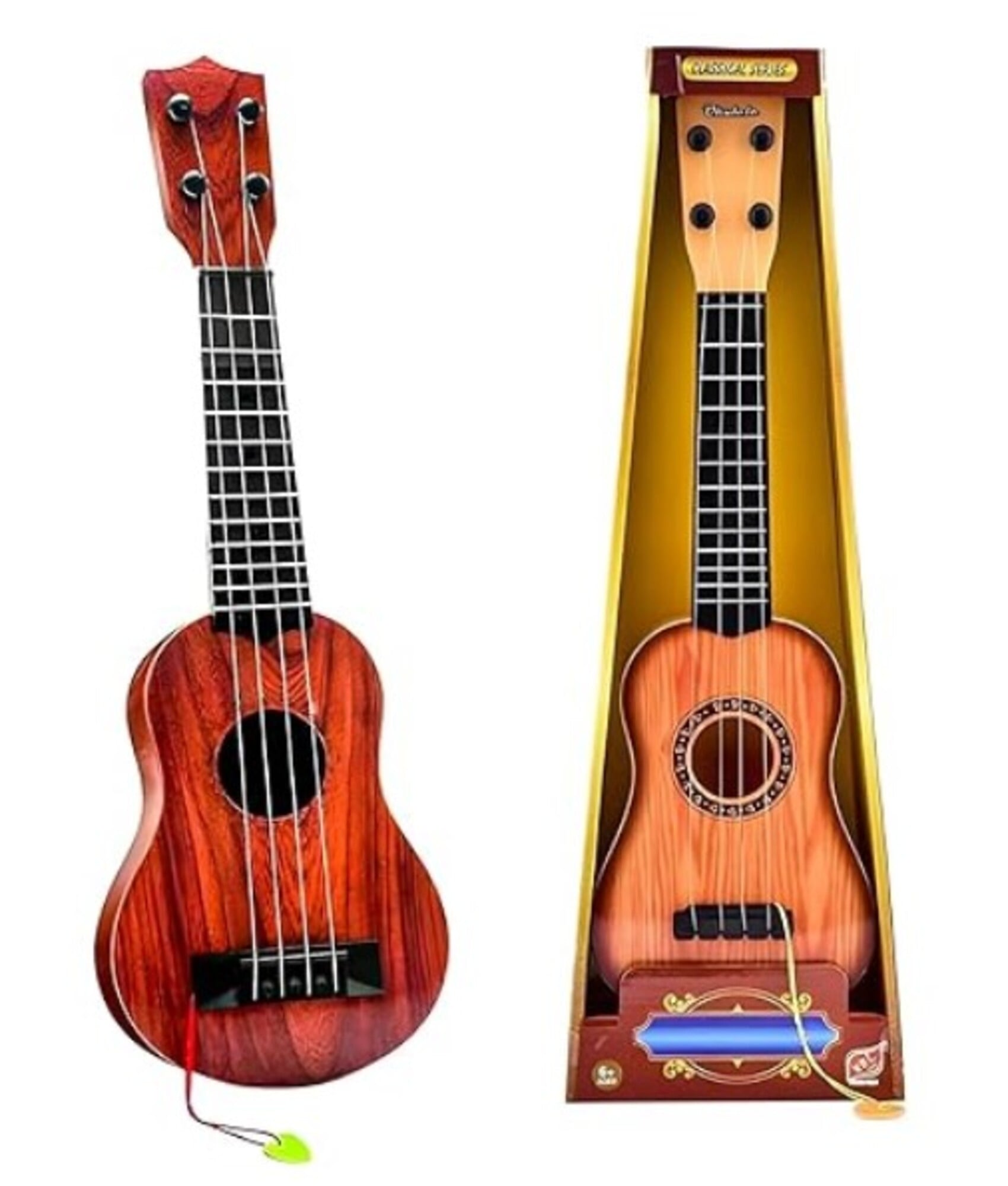 GUITARRA DIDACTICA NIÑOS UKULELE ENTRENAMIENTO Y DIVERSION - 1