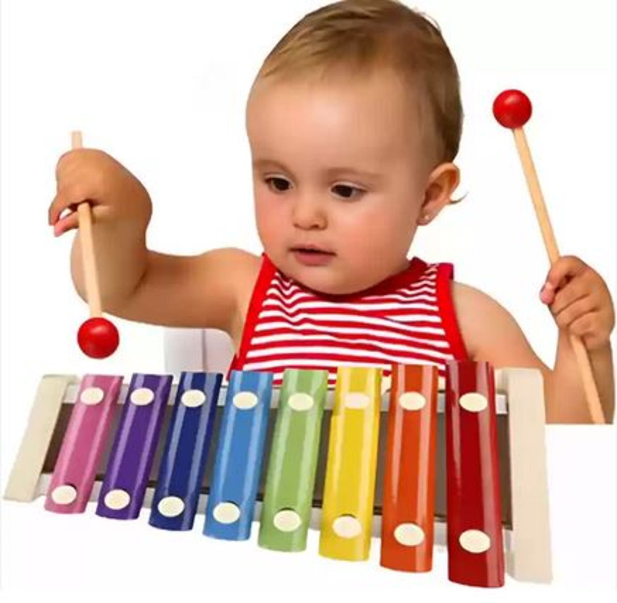 XILÓFONO SALÓN DEL ACCESORIO METALÓFONO 8 NOTAS MADERA NIÑOS Y NIÑAS - 1