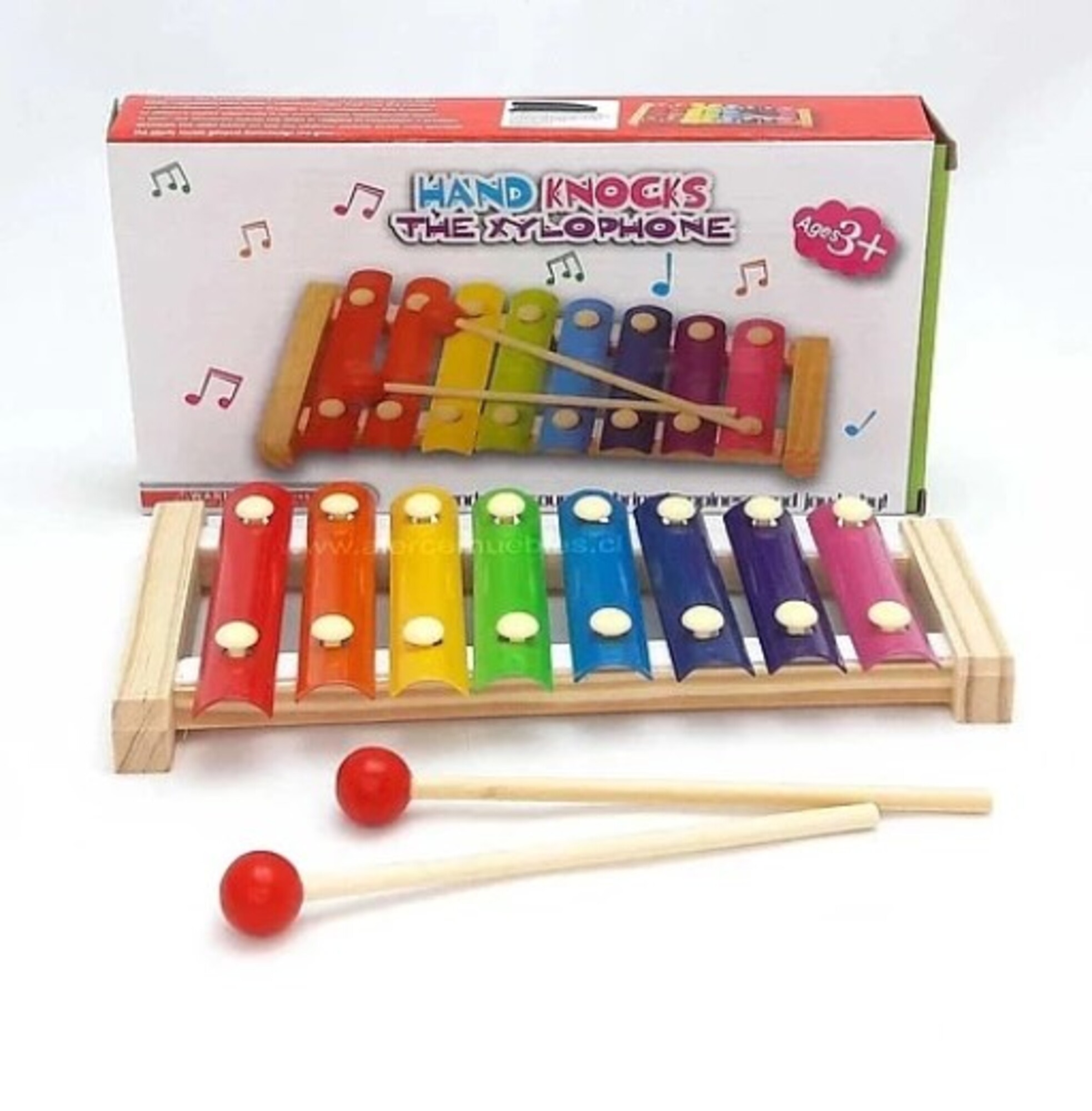 XILÓFONO SALÓN DEL ACCESORIO METALÓFONO 8 NOTAS MADERA NIÑOS Y NIÑAS - 2