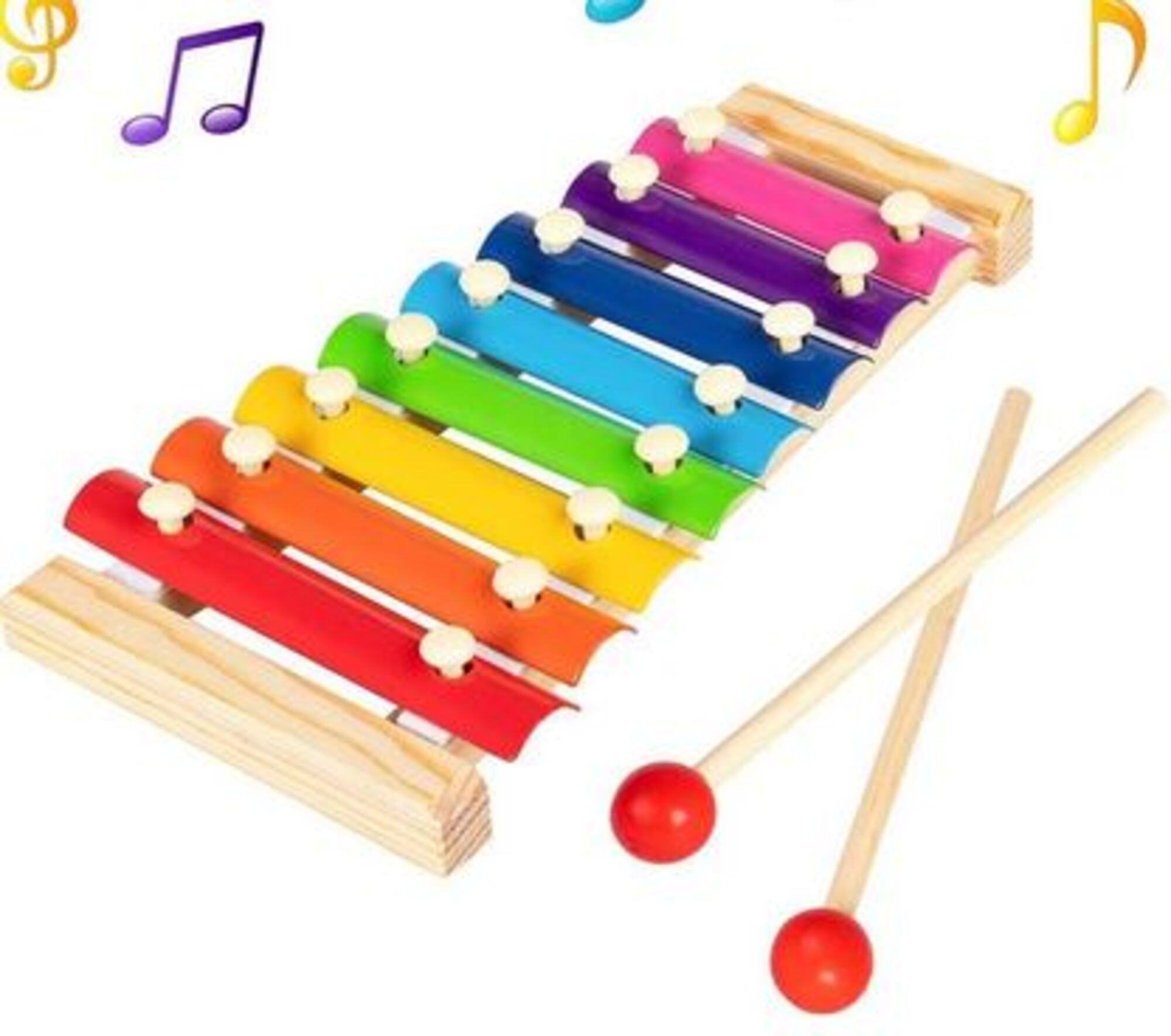 XILÓFONO SALÓN DEL ACCESORIO METALÓFONO 8 NOTAS MADERA NIÑOS Y NIÑAS - 3