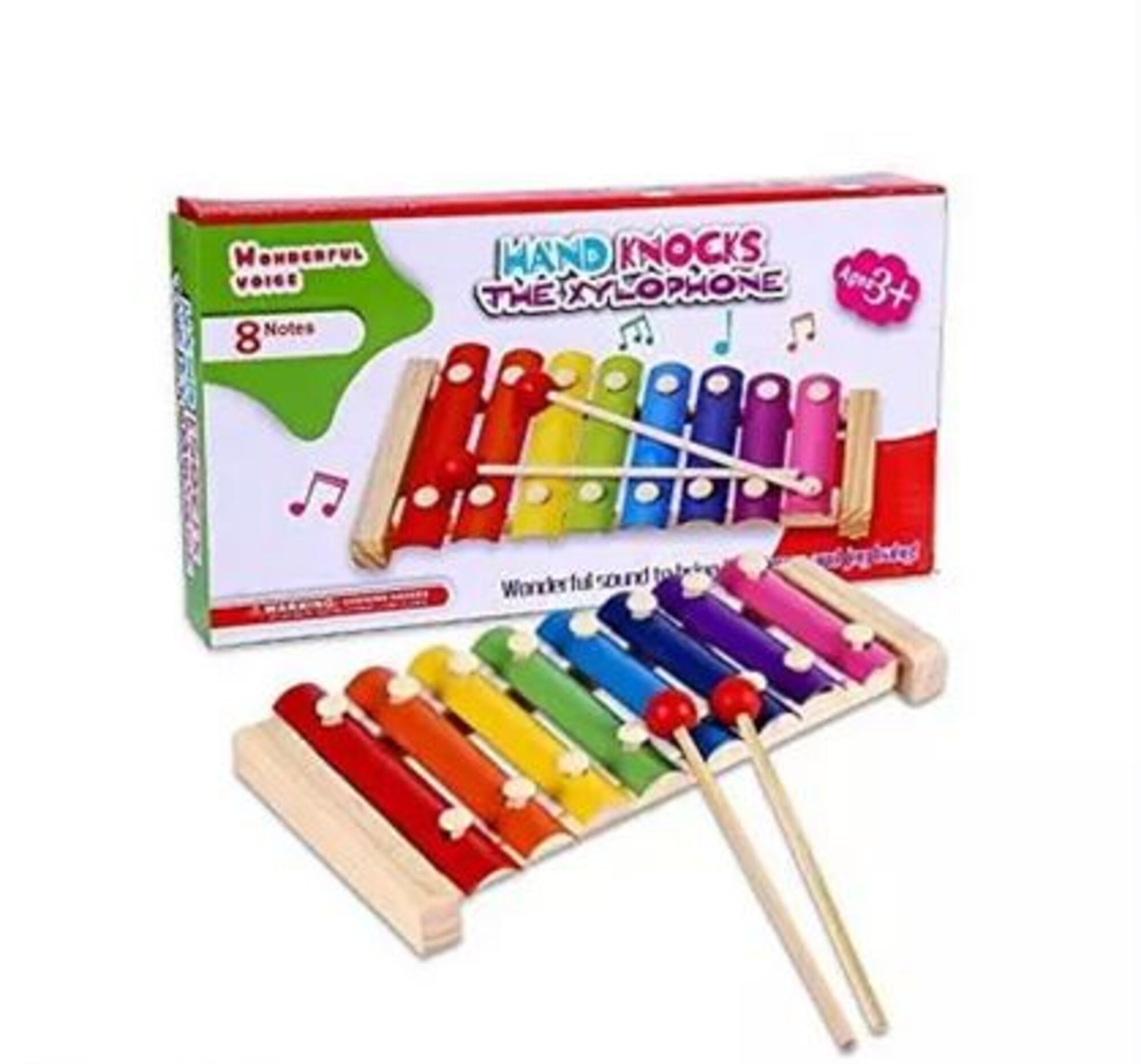 XILÓFONO SALÓN DEL ACCESORIO METALÓFONO 8 NOTAS MADERA NIÑOS Y NIÑAS - 4