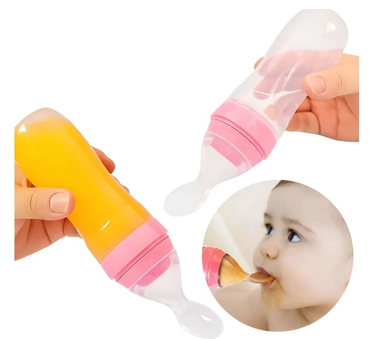 CUCHARA DOSIFICADORA BEBE S MAMADERA ALIMENTOS COLOR NIÑA - 1