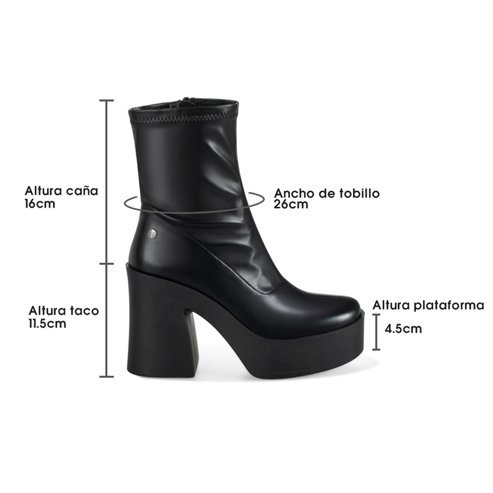Ripley - BOTIN MUJER ÁNGELA NEGRO WEIDE