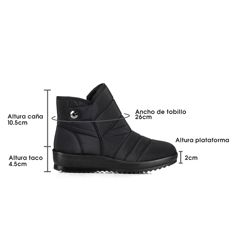 Ripley - BOTÍN MUJER NEGRO CASUAL WEIDE TFA189