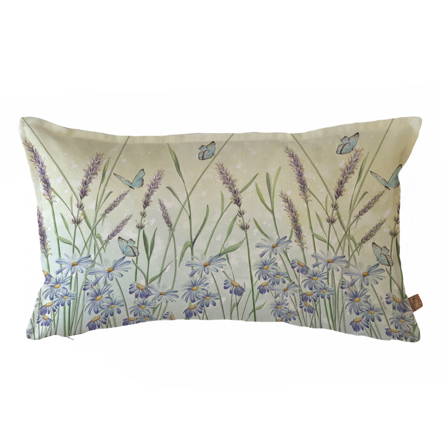 FUNDA COJÍN 50X30 ESTAMPADA JARDÍN LAVANDA - 1