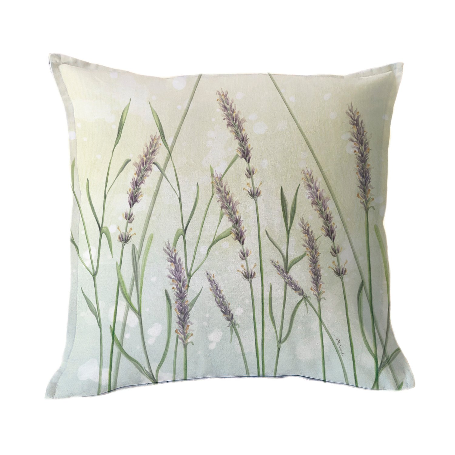 FUNDA COJÍN 45X45 ESTAMPADA LAVANDA - 1