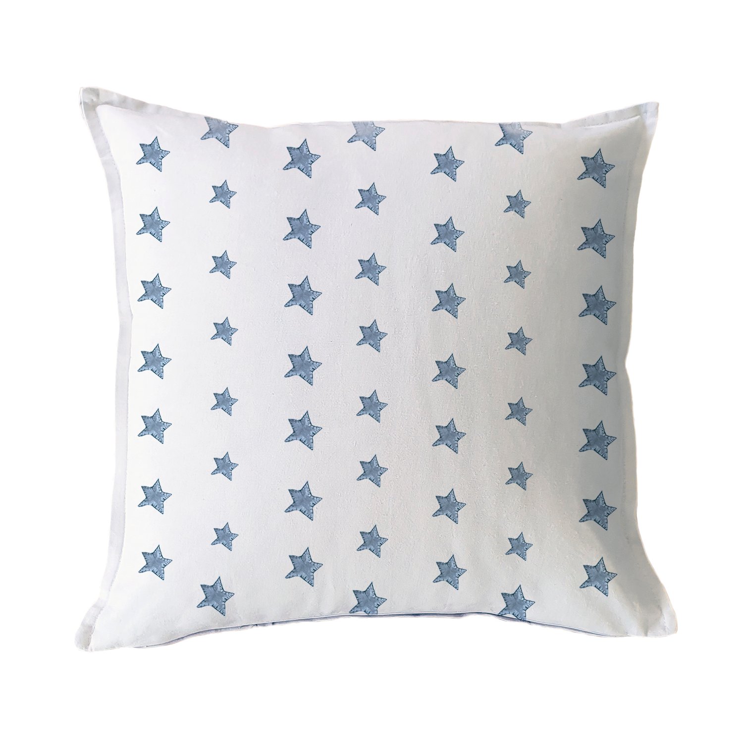 FUNDA COJÍN 45X45 ESTAMPADA ESTRELLITAS AZULES - 1