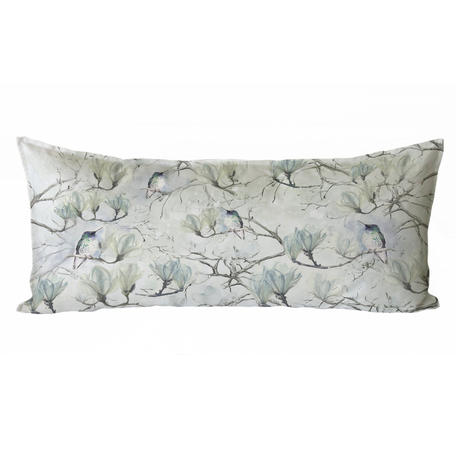 FUNDA COJÍN 40X90 ESTAMPADA MAGNOLIO PICAFLOR XL - 1