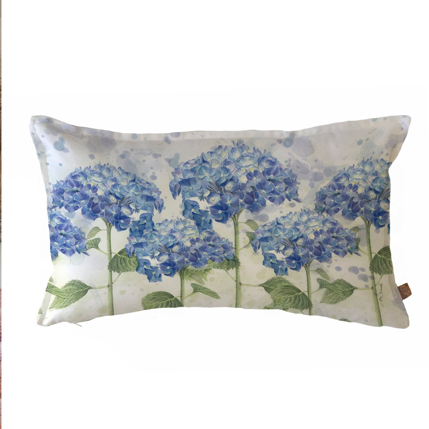 FUNDA COJÍN ESTAMPADO 50X30 HORTENSIAS - 1